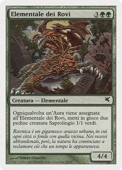 Bramble Elemental (Italian) - "Elementale dei Rovi" - Italian