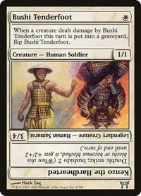 Bushi Tenderfoot // Kenzo the Hardhearted - Foil