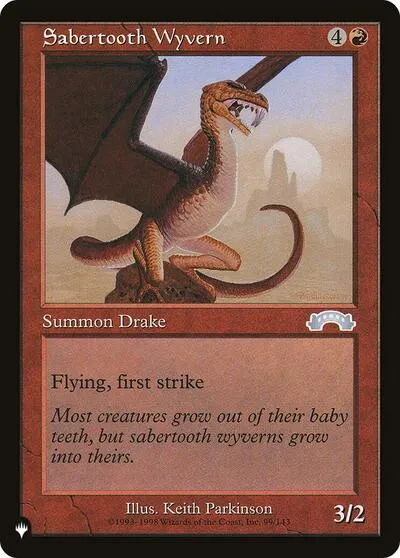 Sabertooth Wyvern - Normal Sabertooth Wyvern