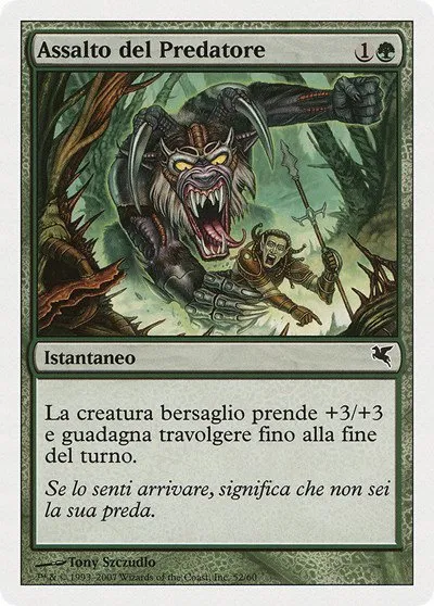 Predator's Strike (Italian) - "Assalto del Predatore"