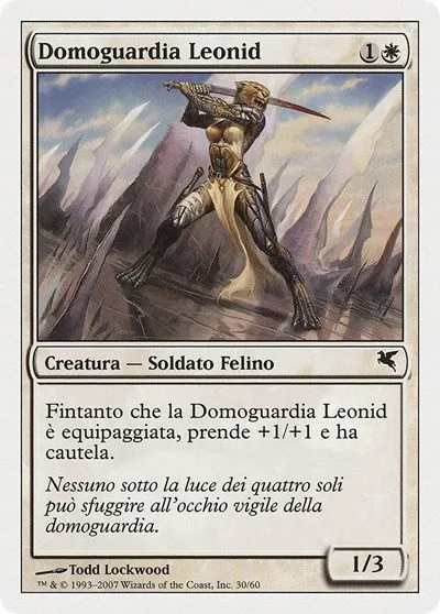 Leonin Den-Guard (Italian) - "Domoguardia Leonid"
