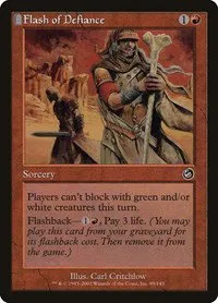 Flash of Defiance - Foil
