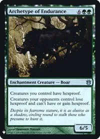 Archetype of Endurance - Foil Archetype Of Endurance