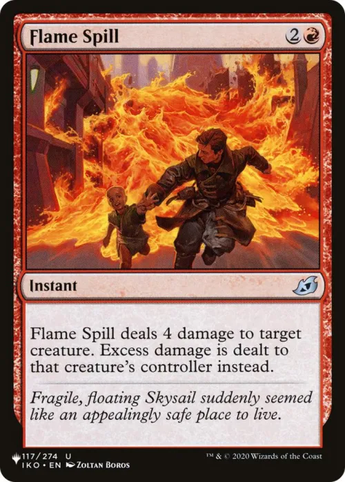 Flame Spill - Normal Flame Spill
