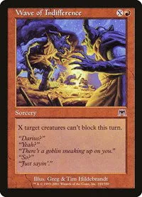Wave of Indifference - Foil