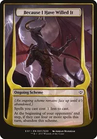 Because I Have Willed It - Archenemy Nicol Bolas