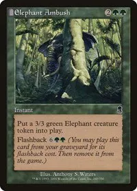 Elephant Ambush - Foil