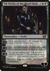 Ob Nixilis of the Black Oath - Commander 2014