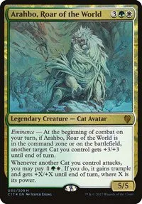 Arahbo, Roar of the World - Commander 2017