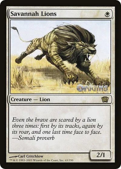 Savannah Lions - Origins 2003