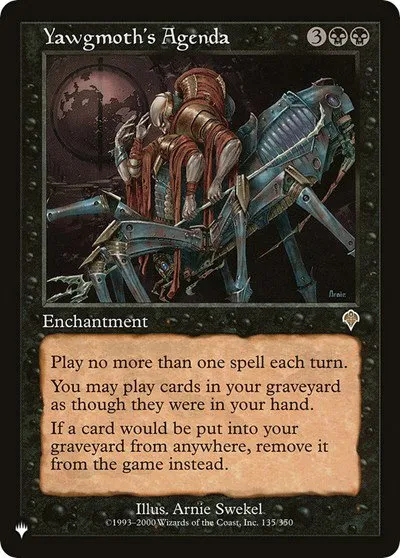 Yawgmoth's Agenda - Normal Yawgmoth S Agenda