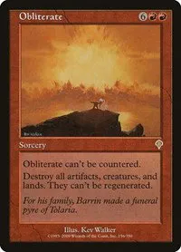 Obliterate - Foil