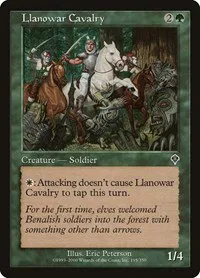 Llanowar Cavalry - Foil