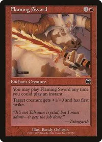 Flaming Sword - Foil