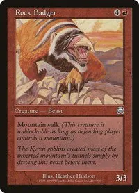 Rock Badger - Foil
