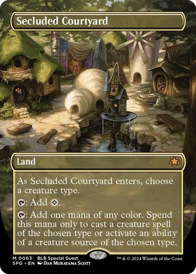 Secluded Courtyard - Foil