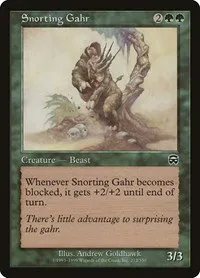 Snorting Gahr - Foil