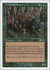 Crashing Boars