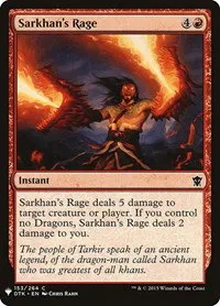 Sarkhan's Rage - Normal Sarkhan S Rage