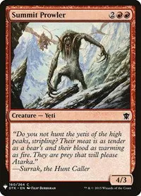Summit Prowler - Normal Summit Prowler
