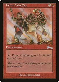 Ghitu War Cry - Foil