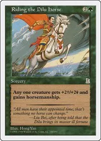 Riding the Dilu Horse