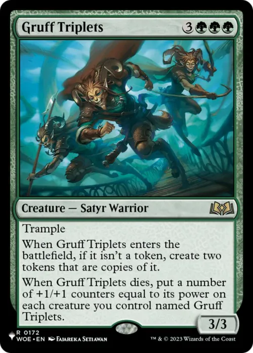 Gruff Triplets - Normal Gruff Triplets