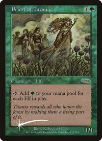 Priest of Titania - Foil Priest Of Titania