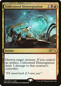 Unlicensed Disintegration - Foil Unlicensed Disintegration