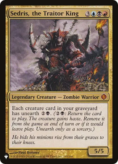 Sedris, the Traitor King - Normal Sedris The Traitor King