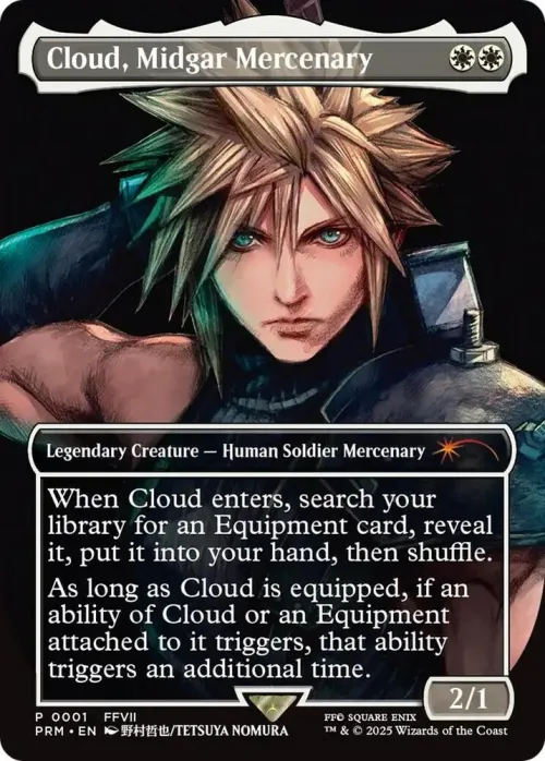 Cloud, Midgar Mercenary - Foil Cloud Midgar Mercenary