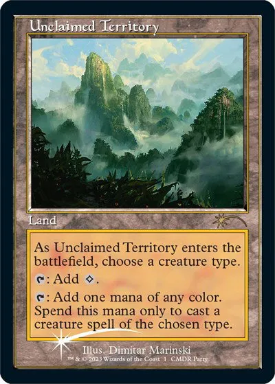 Unclaimed Territory - Retro Frame Unclaimed Territor