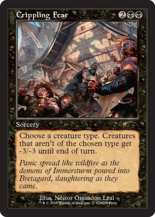 Crippling Fear - Retro Frame Foil Crippling Fea