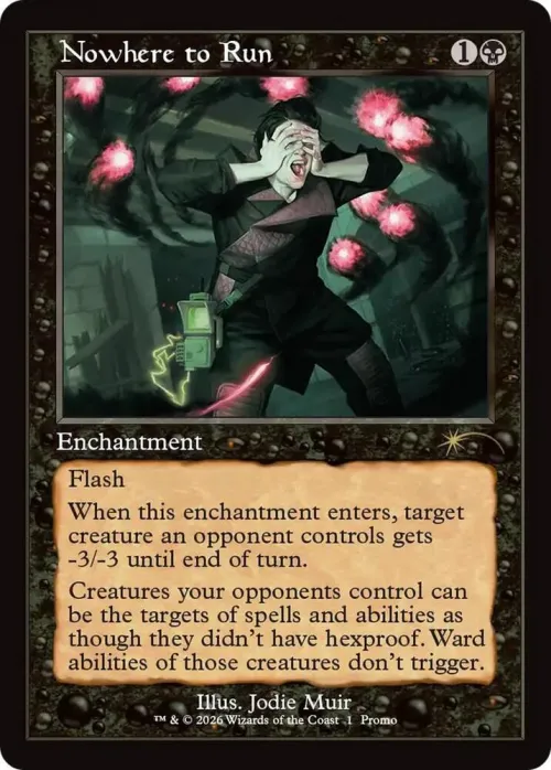 Nowhere to Run - Retro Frame Foil Nowhere To Ru