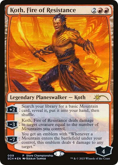 Koth, Fire of Resistance - Foil Koth Fire Of Resistance