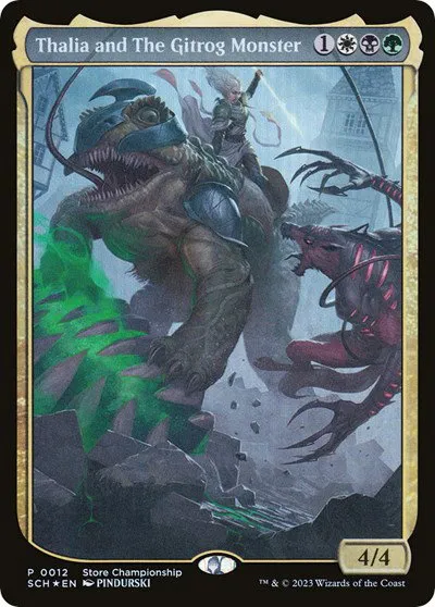 Thalia and The Gitrog Monster - Foil