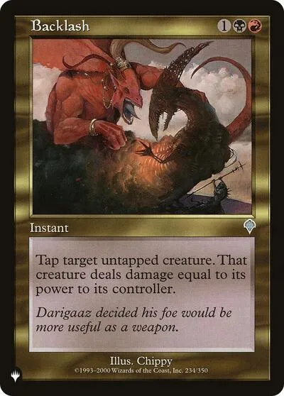 Backlash - Normal Backlash