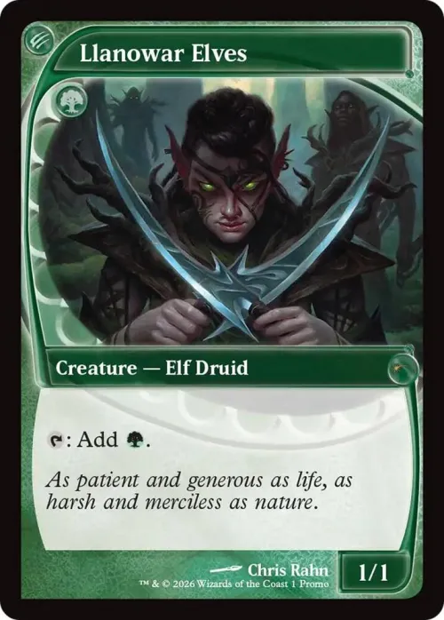Llanowar Elves - Foil Llanowar Elves