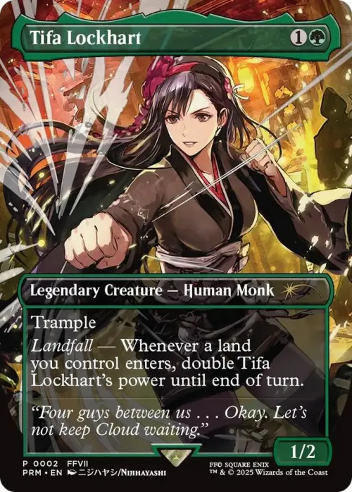 Tifa Lockhart - Borderless Foil Tifa Lockhart