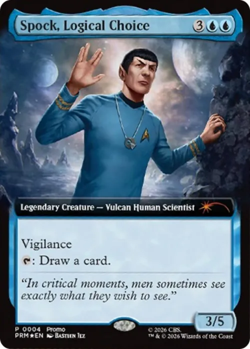 Spock, Logical Choice - Extended Art Spock Logical Cho