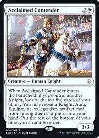 Acclaimed Contender - Foil Acclaimed Contender