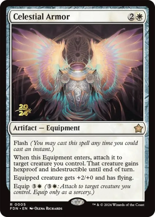 Celestial Armor - Foil Celestial Armor