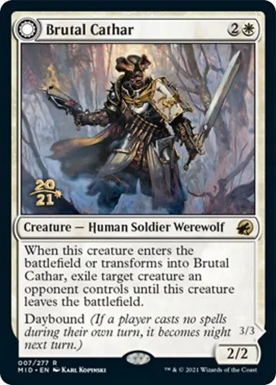 Brutal Cathar - Foil Brutal Cathar