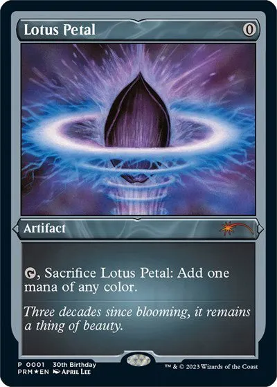 Lotus Petal - Foil Etched
