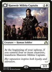 Hanweir Militia Captain - Foil Hanweir Militia Captain