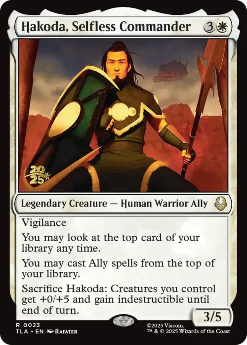 Hakoda, Selfless Commander - Foil Hakoda Selfless Commander