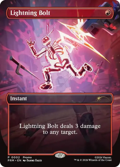 Lightning Bolt - Borderless Foil Lightning Bolt