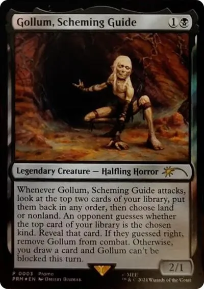 Gollum, Scheming Guide - Foil Gollum Scheming Guide