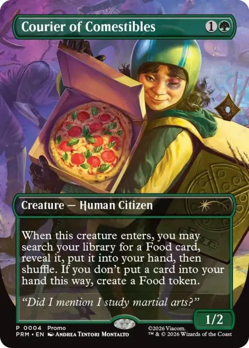 Courier of Comestibles - Borderless Foil