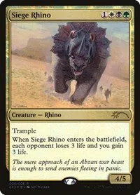 Siege Rhino - Foil Siege Rhino